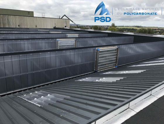 SHED INDUSTRIEL EN POLYCARBONATE